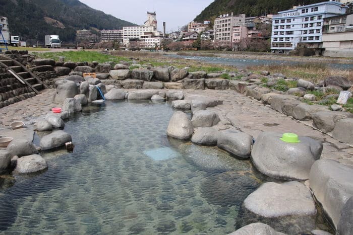 下呂温泉の屋外風呂